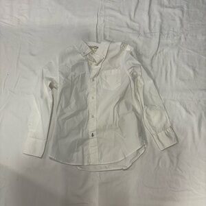 Classic White Button-Up Shirt